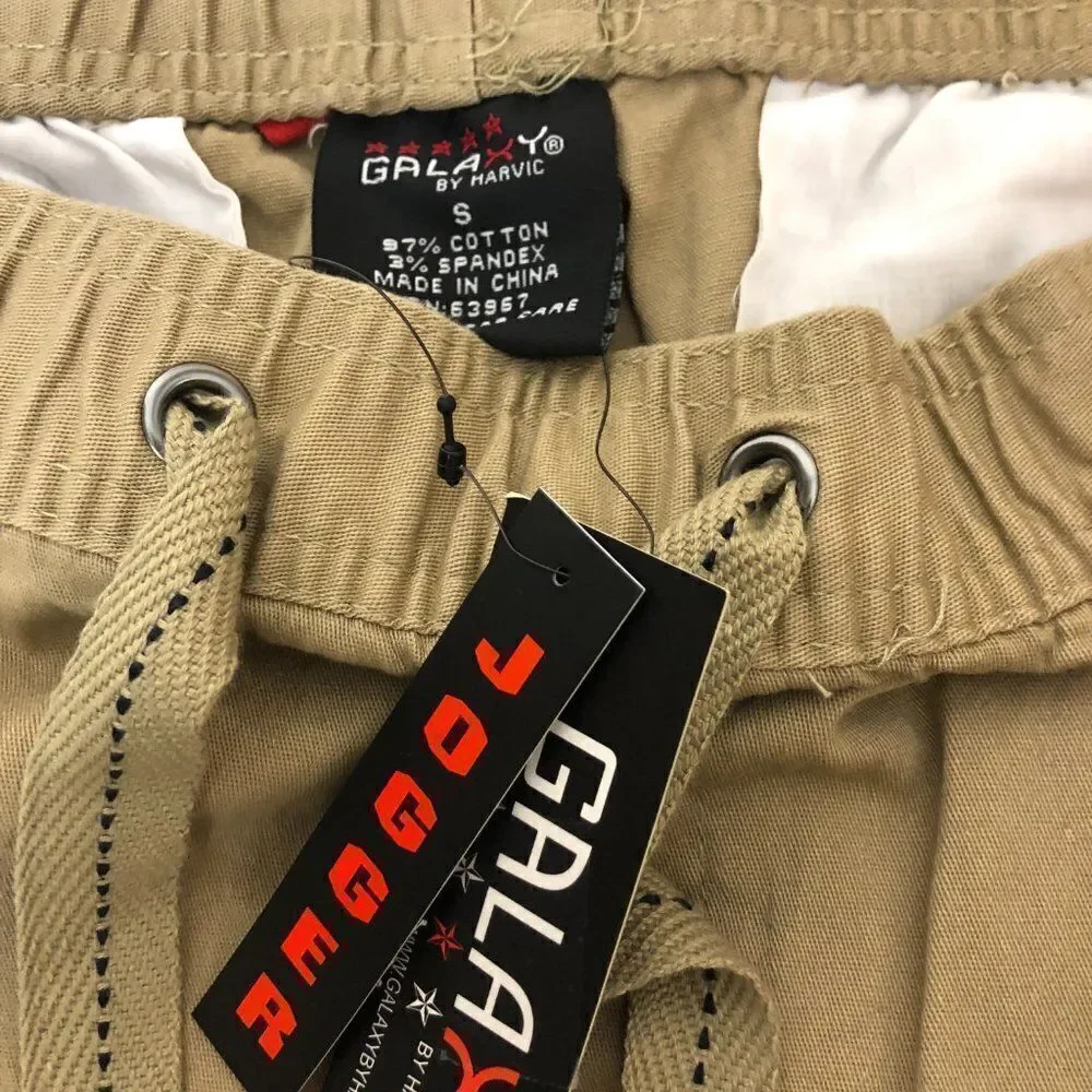 Galaxy by Harvic Men's Brown Jogger Pants Size Small New                  RB1